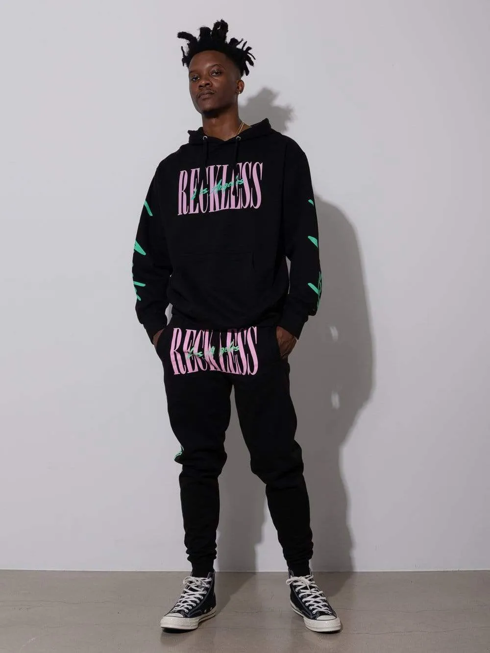 LA Vintage Sweatpants - Black sold by Young & Reckless product image thumbnail 5