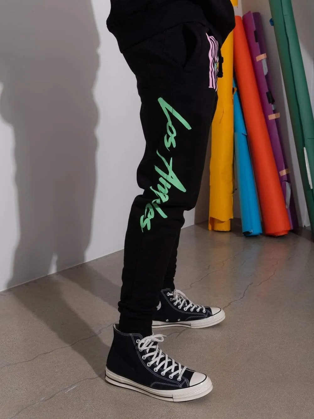 LA Vintage Sweatpants - Black sold by Young & Reckless product image thumbnail 2