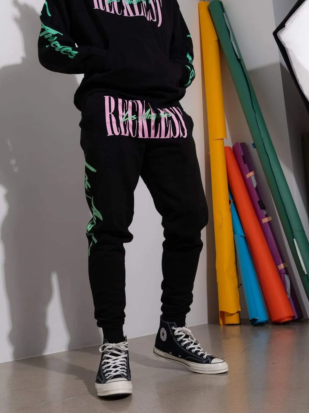 LA Vintage Sweatpants - Black sold by Young & Reckless