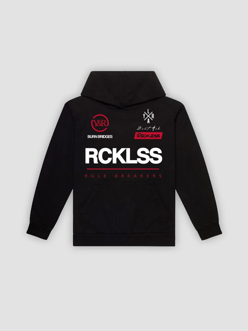 Fast Track Hoodie - Black sold by Young & Reckless product image thumbnail 2