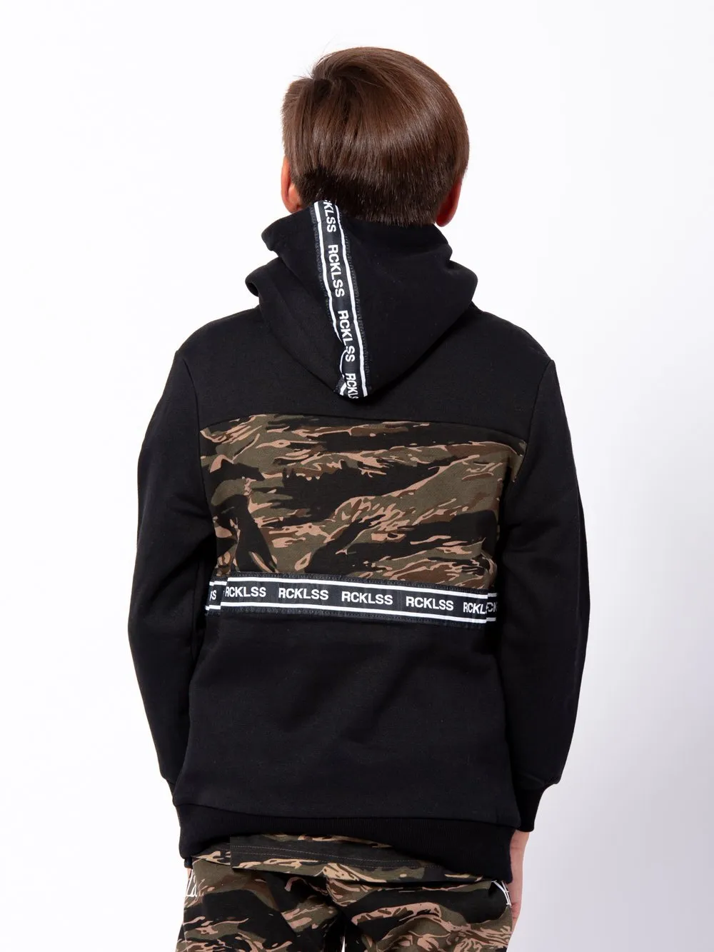 Youth Lane Change Streamline Hoodie - Black sold by Young & Reckless product image thumbnail 4