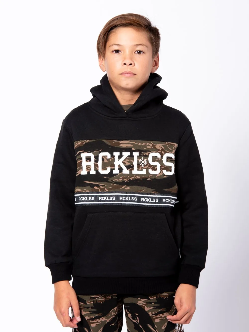 Youth Lane Change Streamline Hoodie - Black sold by Young & Reckless product image thumbnail 2
