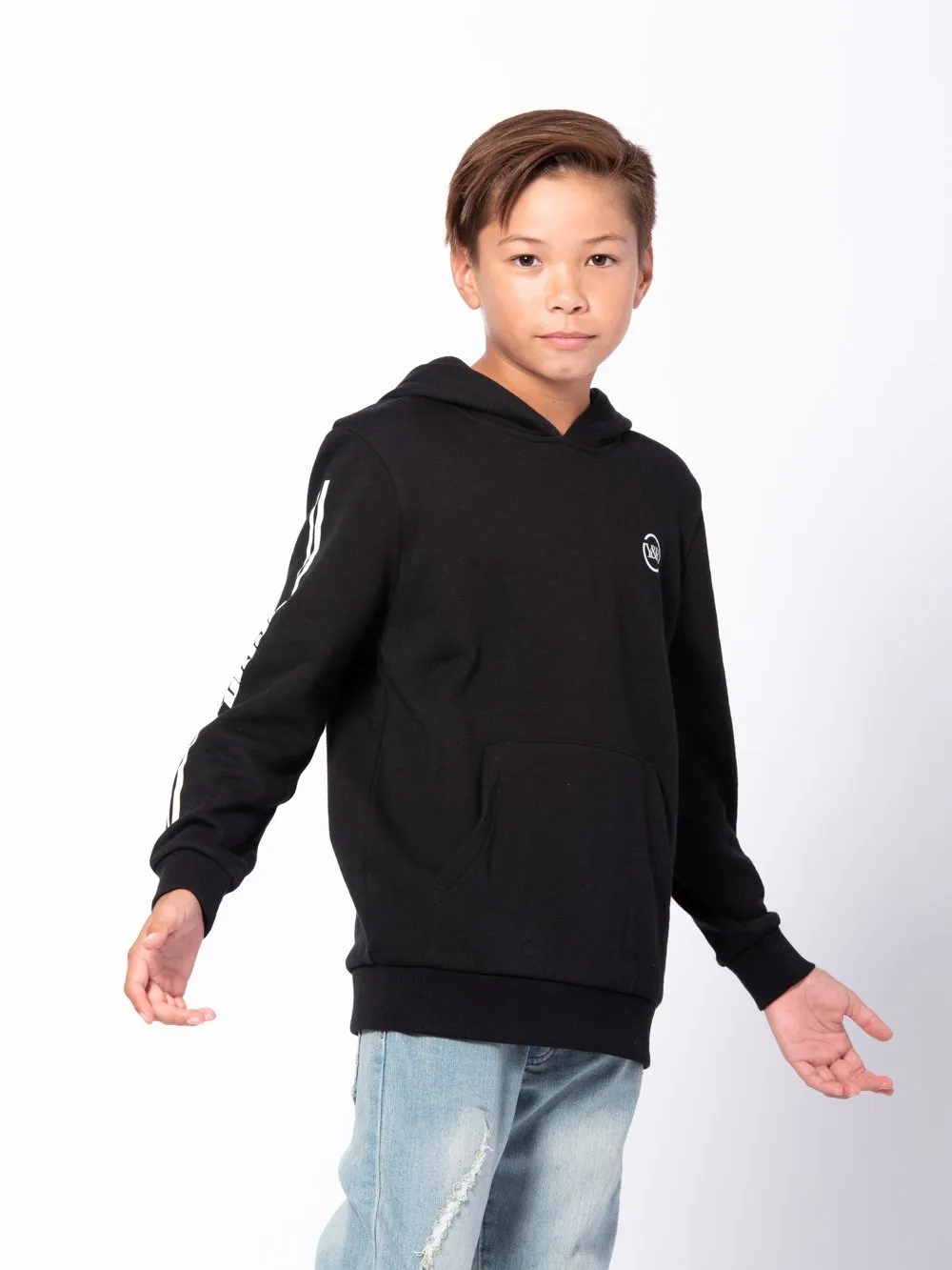 Youth Racer Hoodie - Black sold by Young & Reckless product image thumbnail 5