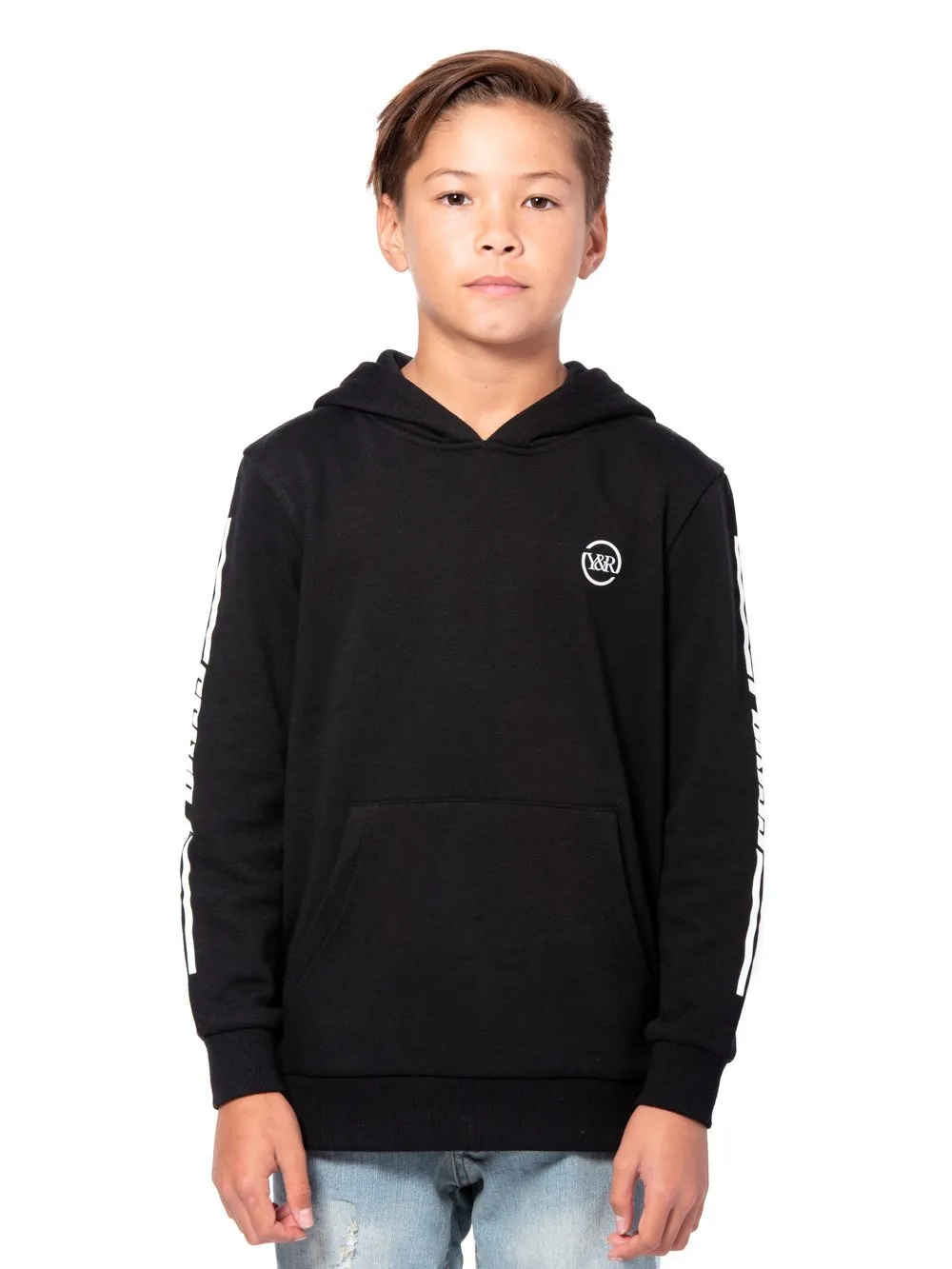 Youth Racer Hoodie - Black sold by Young & Reckless