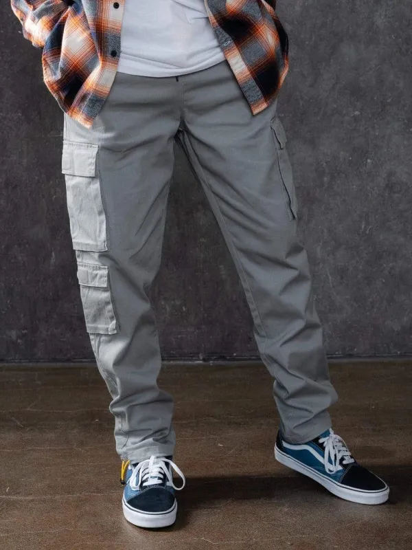 Exploit Cargo Pants - Grey sold by Young & Reckless