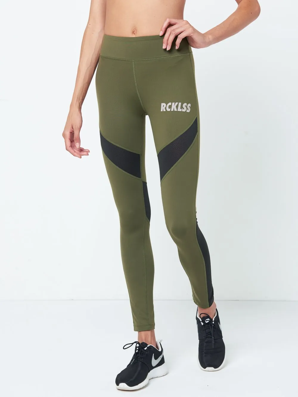 Ivy Leggings - Olive sold by Young & Reckless product image thumbnail 2