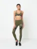 Ivy Leggings - Olive sold by Young & Reckless