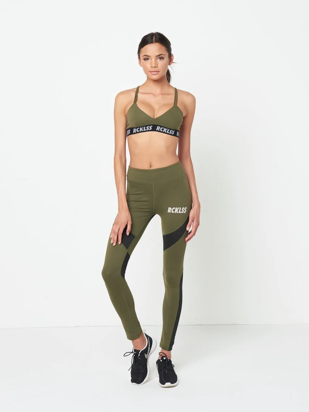 Ivy Leggings - Olive sold by Young & Reckless product image thumbnail 3