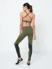 Ivy Leggings - Olive sold by Young & Reckless
