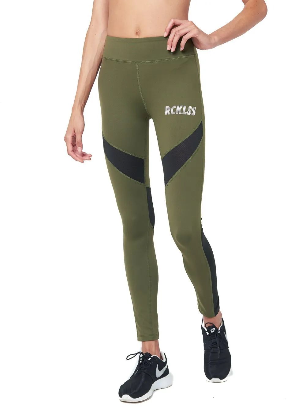 Ivy Leggings - Olive sold by Young & Reckless