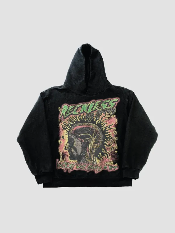 Metalhead Hoodie - Black sold by Young & Reckless