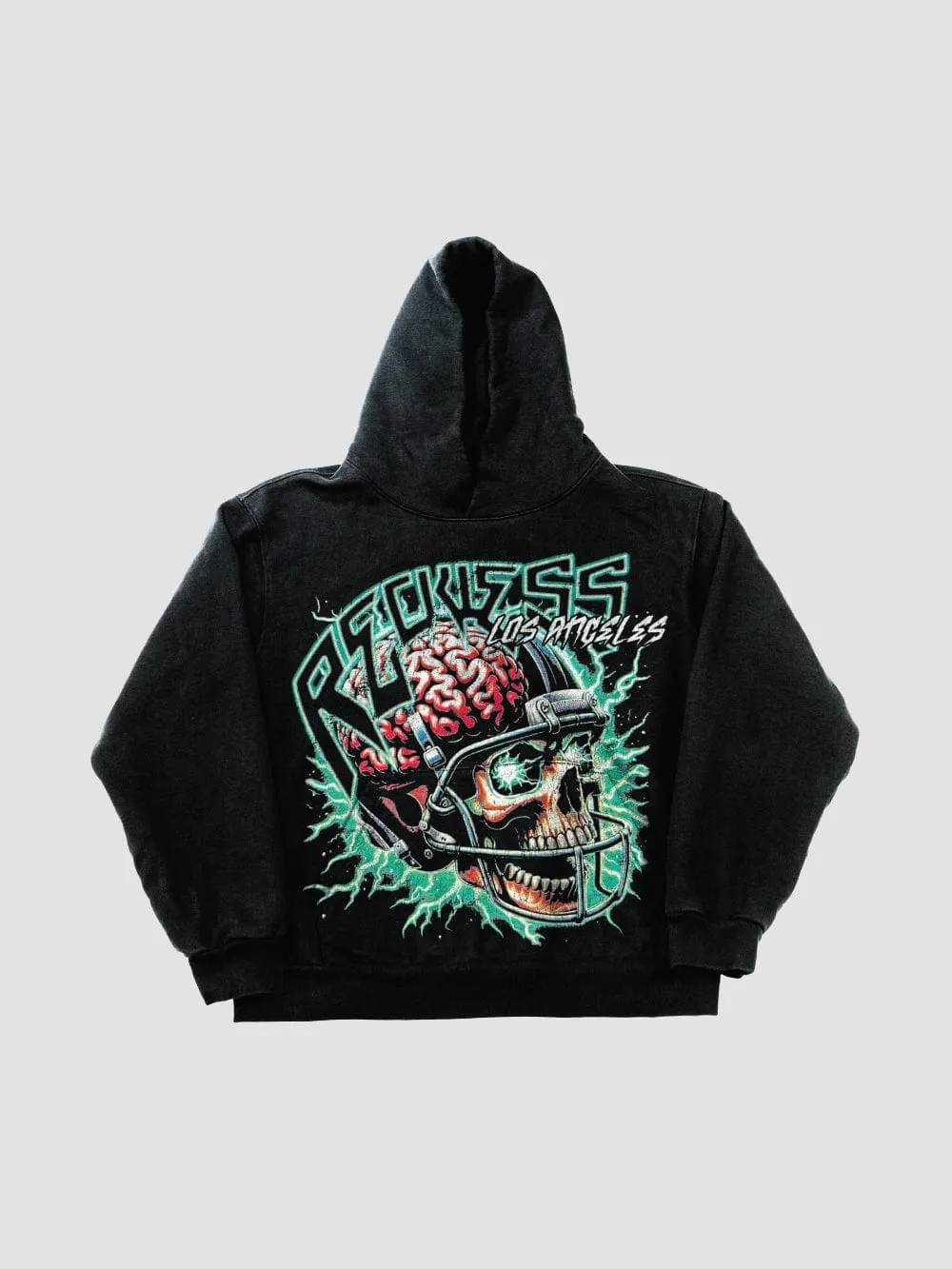 Gridiron Hoodie - Black sold by Young & Reckless
