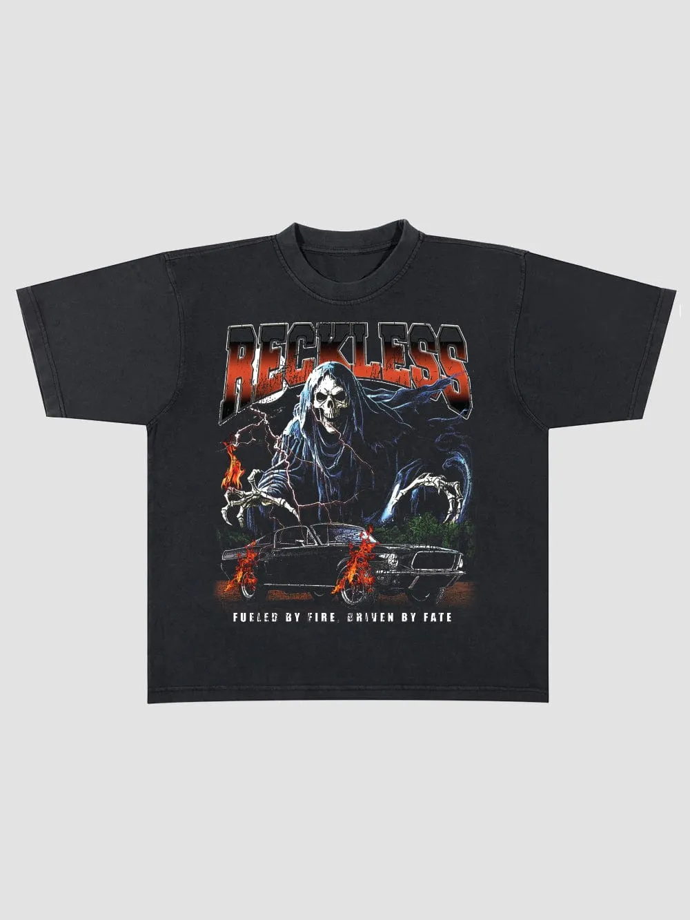 Burnout Tee - Black sold by Young & Reckless