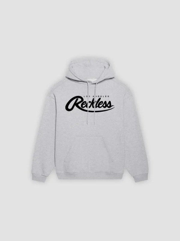 Big R Script Hoodie- Grey sold by Young & Reckless