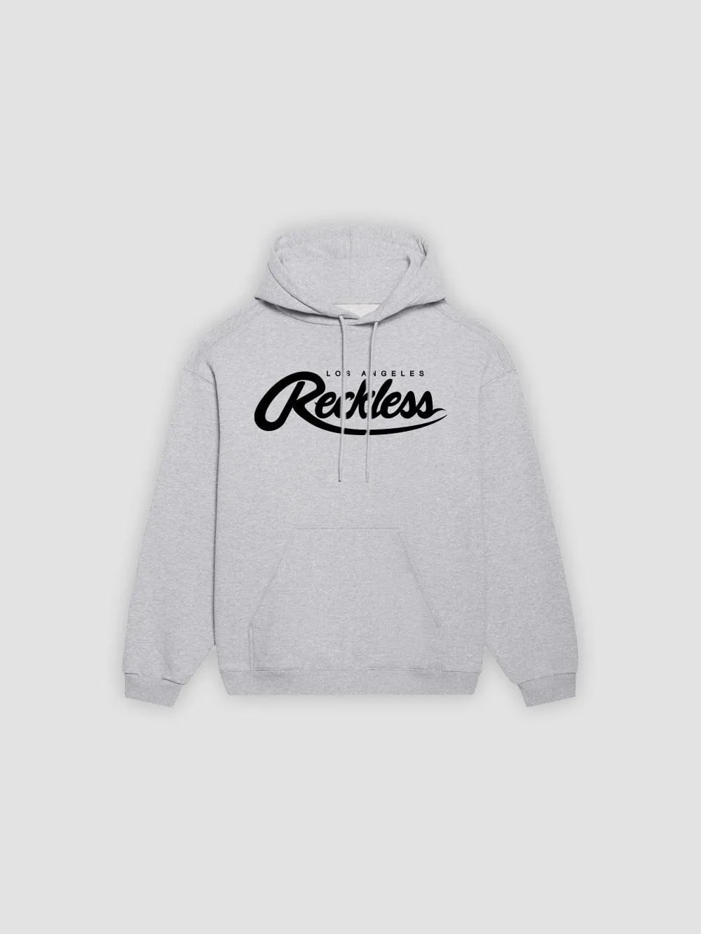 Big R Script Hoodie- Heather Grey sold by Young & Reckless