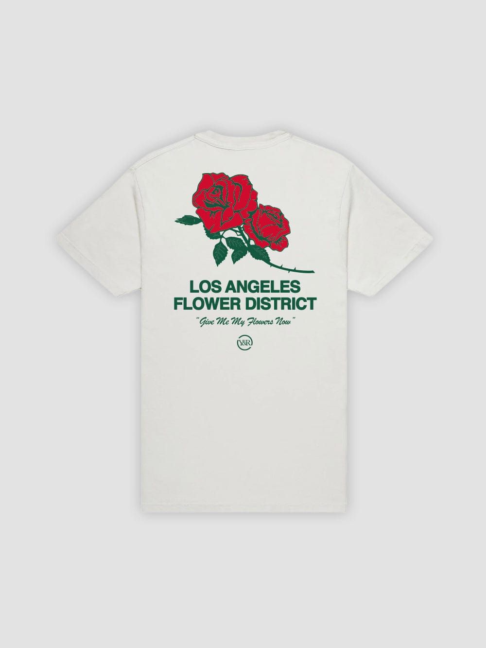 Flower District Tee - Natural sold by Young & Reckless