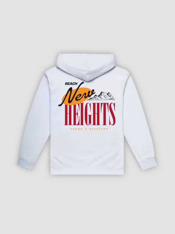 New Heights Hoodie - White sold by Young & Reckless