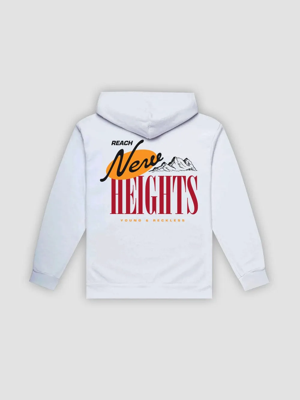 New Heights Hoodie - White sold by Young & Reckless