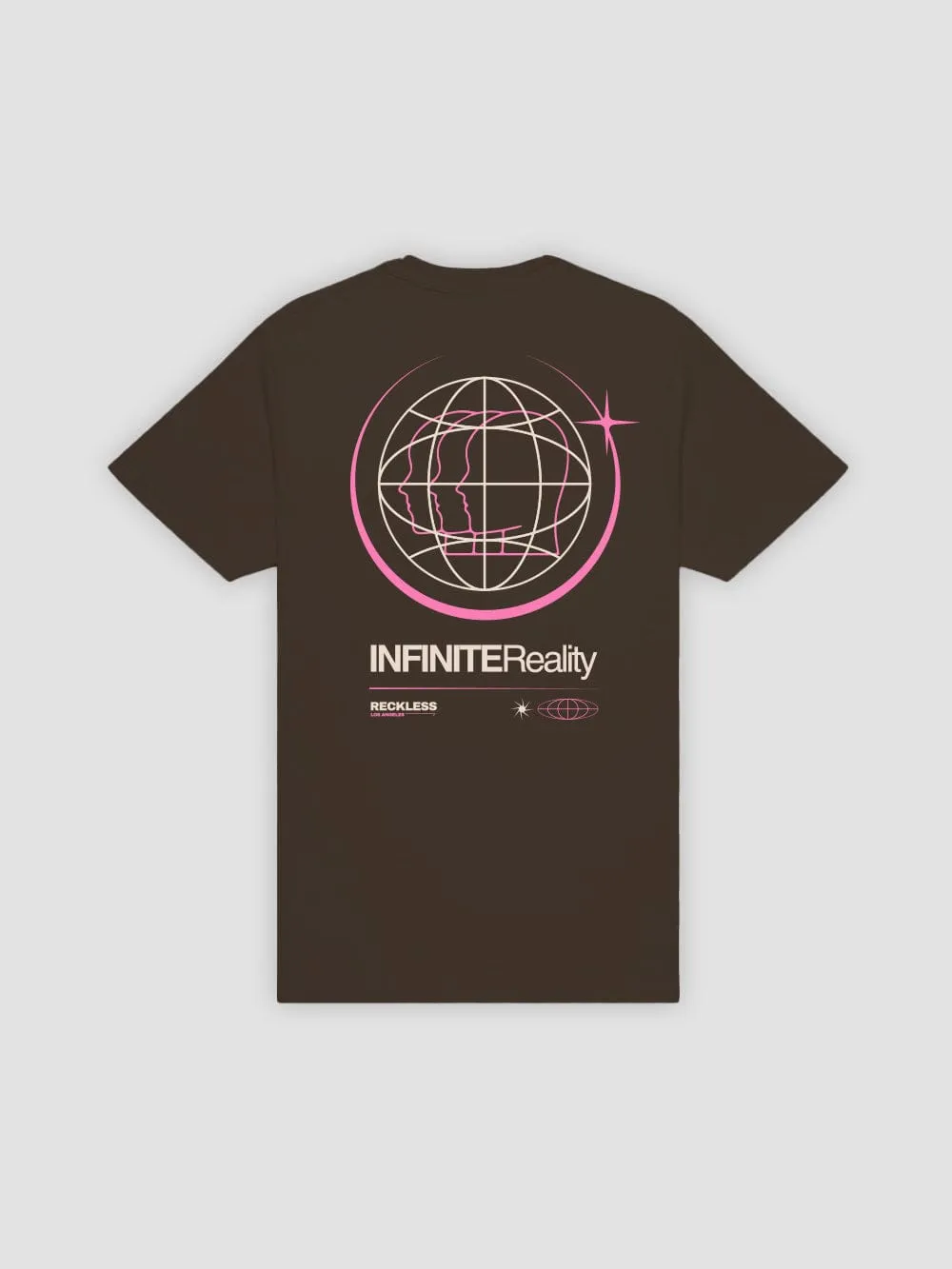 Infinite Reality Tee - Dark Chocolate sold by Young & Reckless