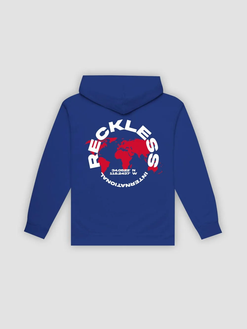 Globe Hoodie - Royal Blue sold by Young & Reckless