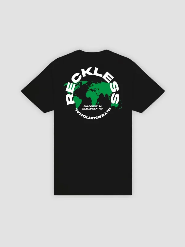 Globe Tee - Black sold by Young & Reckless
