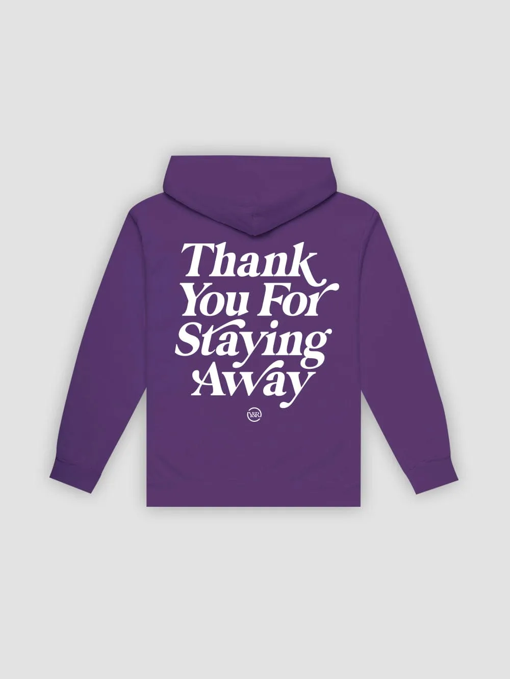 Keep Your Distance Hoodie - Purple sold by Young & Reckless
