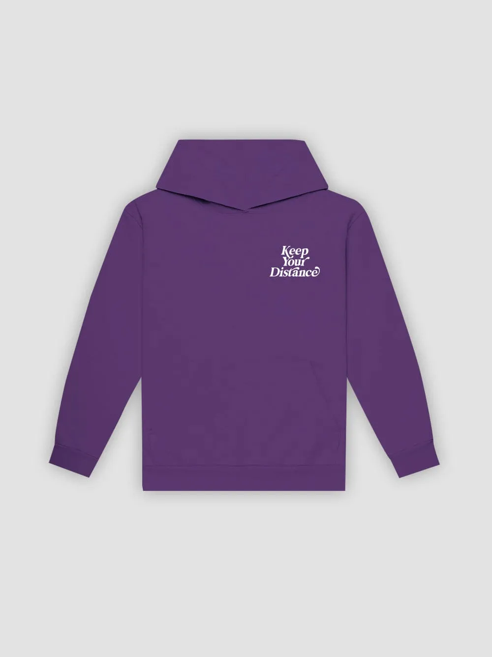 Keep Your Distance Hoodie - Purple sold by Young & Reckless product image thumbnail 2