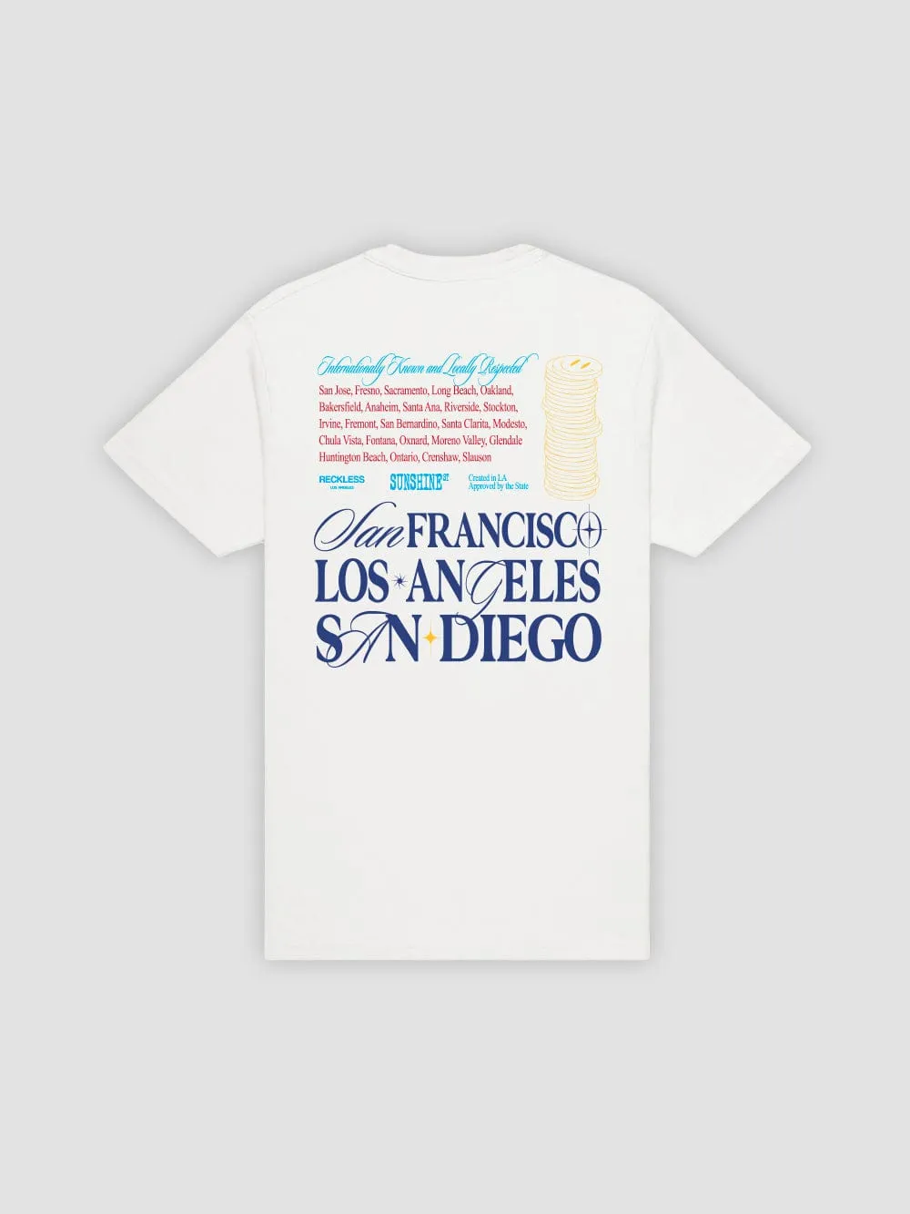 Locals Tee - White sold by Young & Reckless