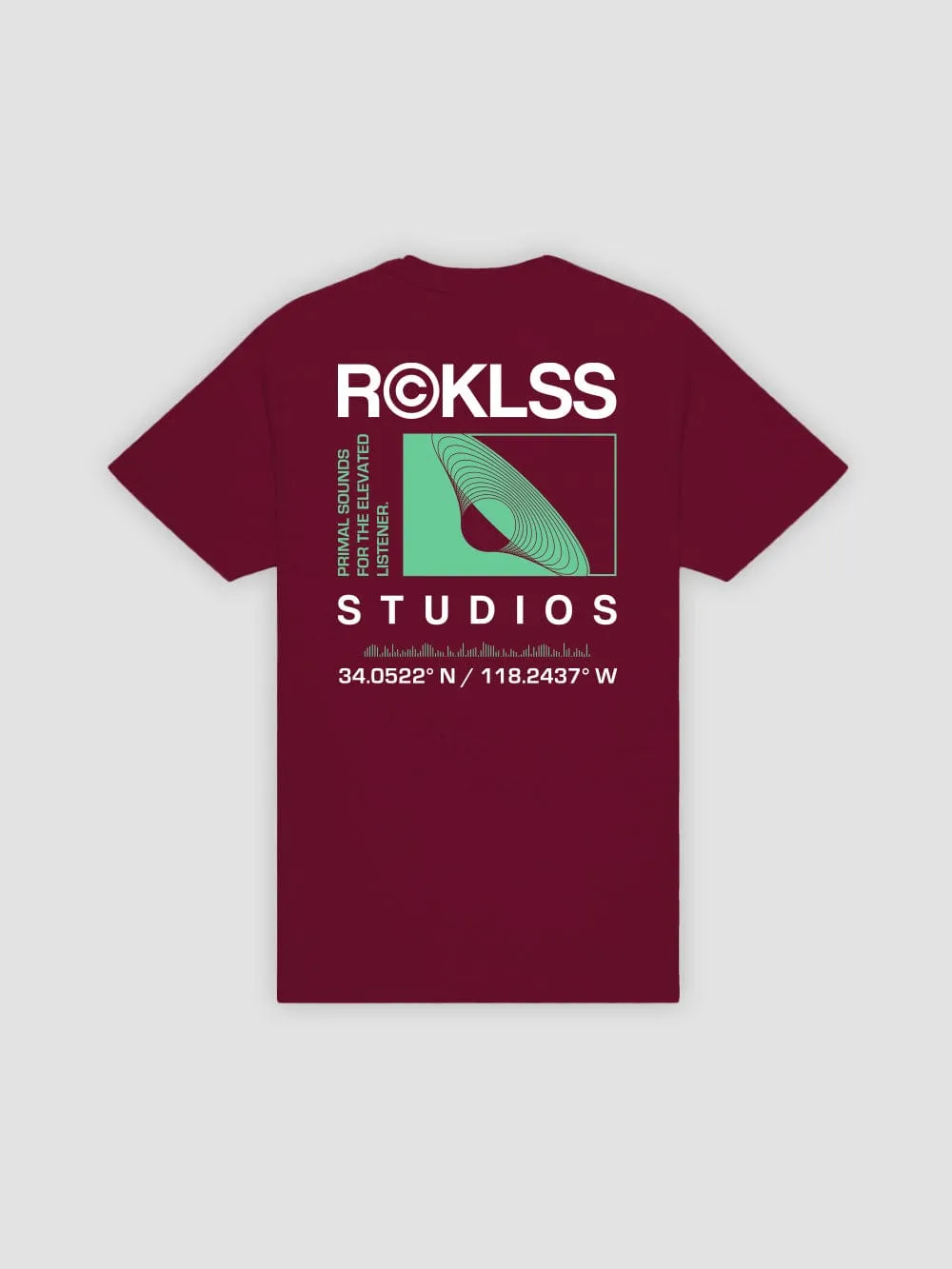Primal Sounds Tee - Maroon sold by Young & Reckless