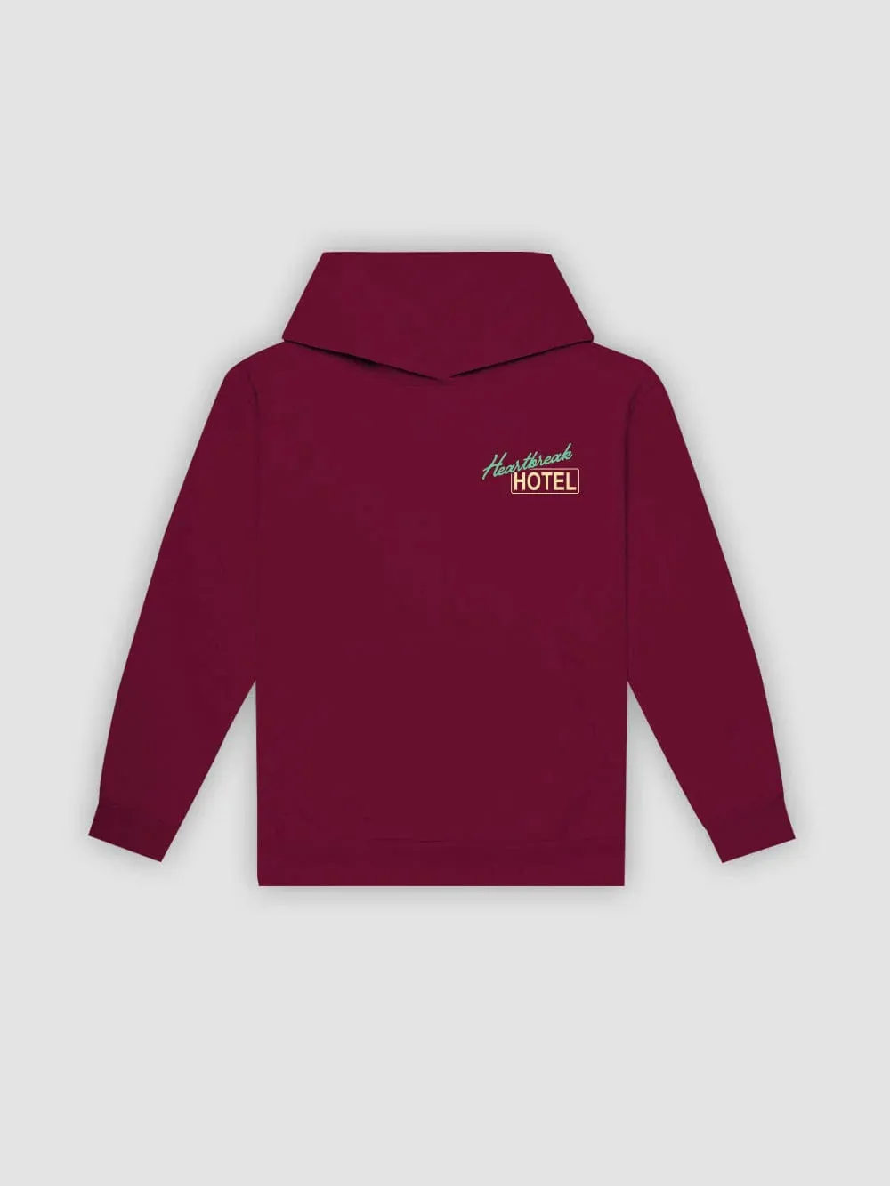 Heartbreak Hotel Hoodie - Maroon sold by Young & Reckless product image thumbnail 2