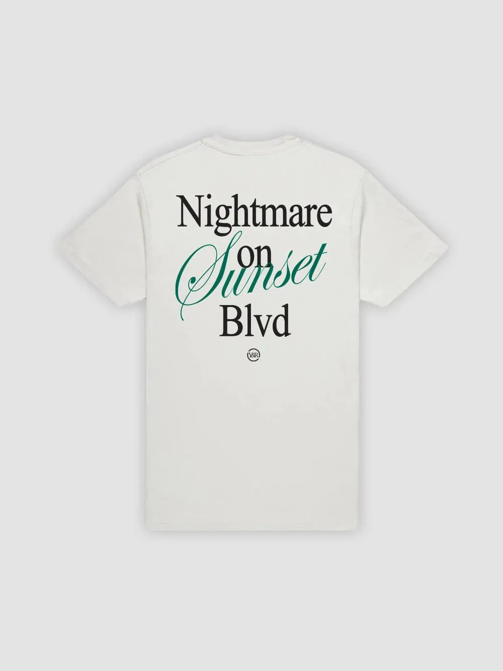 Nightmare on Sunset Tee - Natural sold by Young & Reckless