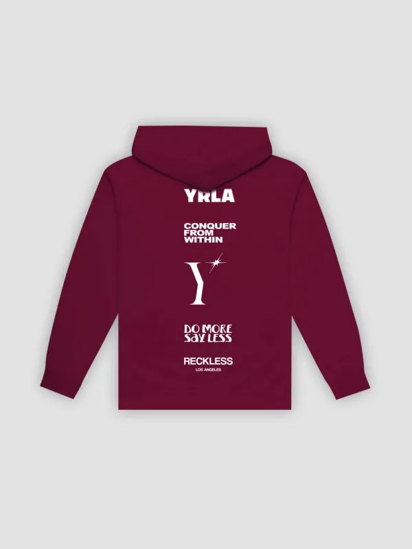 Stardom Hoodie - Maroon sold by Young & Reckless