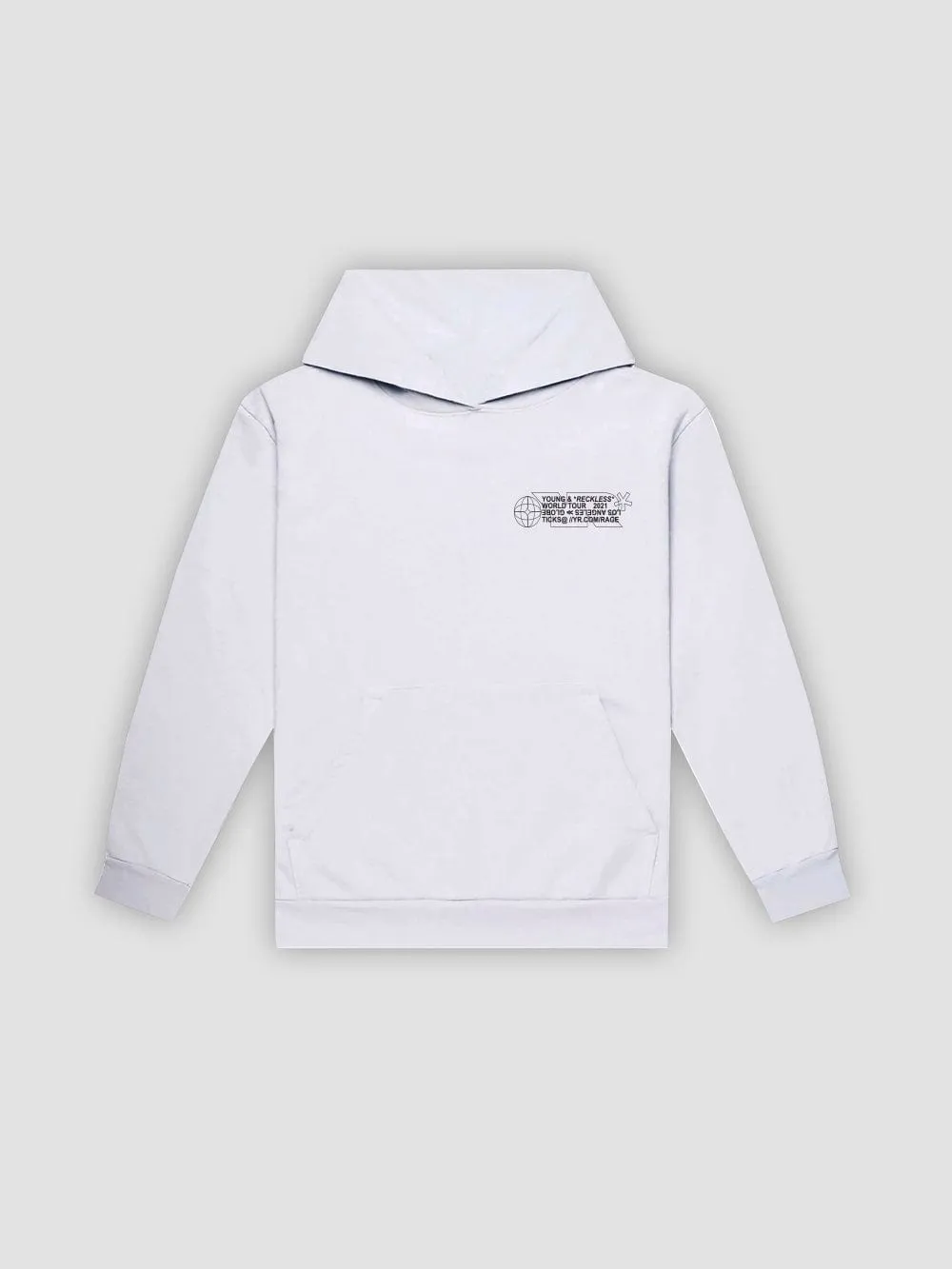 World Tour Hoodie - White sold by Young & Reckless product image thumbnail 2
