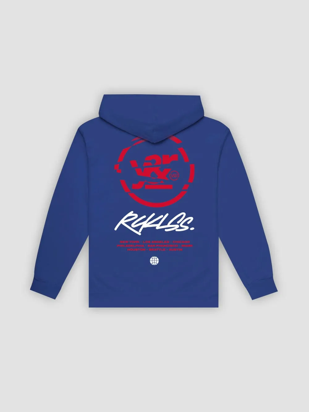 Deface Hoodie - Royal Blue sold by Young & Reckless