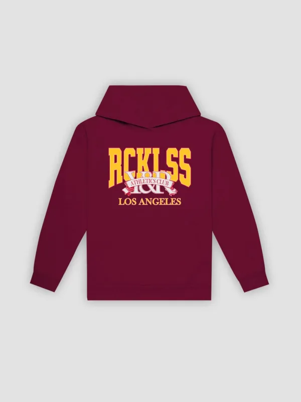 Banner Hoodie - Maroon sold by Young & Reckless