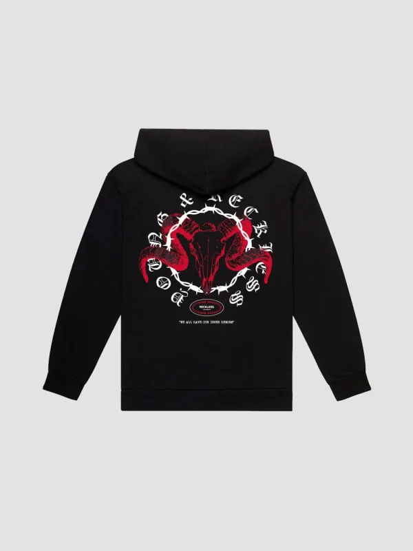 Inner Demons Hoodie - Black sold by Young & Reckless