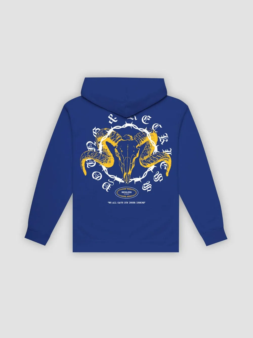 Inner Demons Hoodie - Royal Blue sold by Young & Reckless