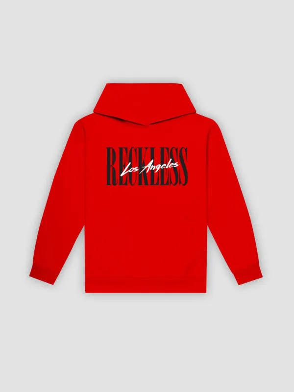LA Vintage Hoodie - Red sold by Young & Reckless