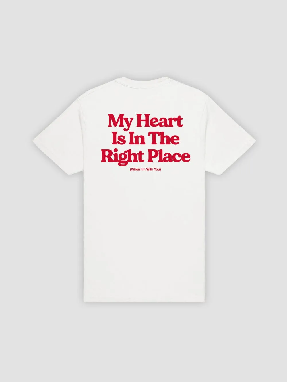 With You Tee - White sold by Young & Reckless