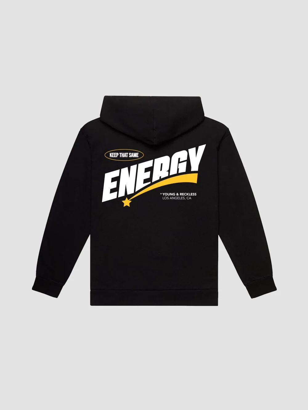 Keep That Same Energy Hoodie - Black sold by Young & Reckless