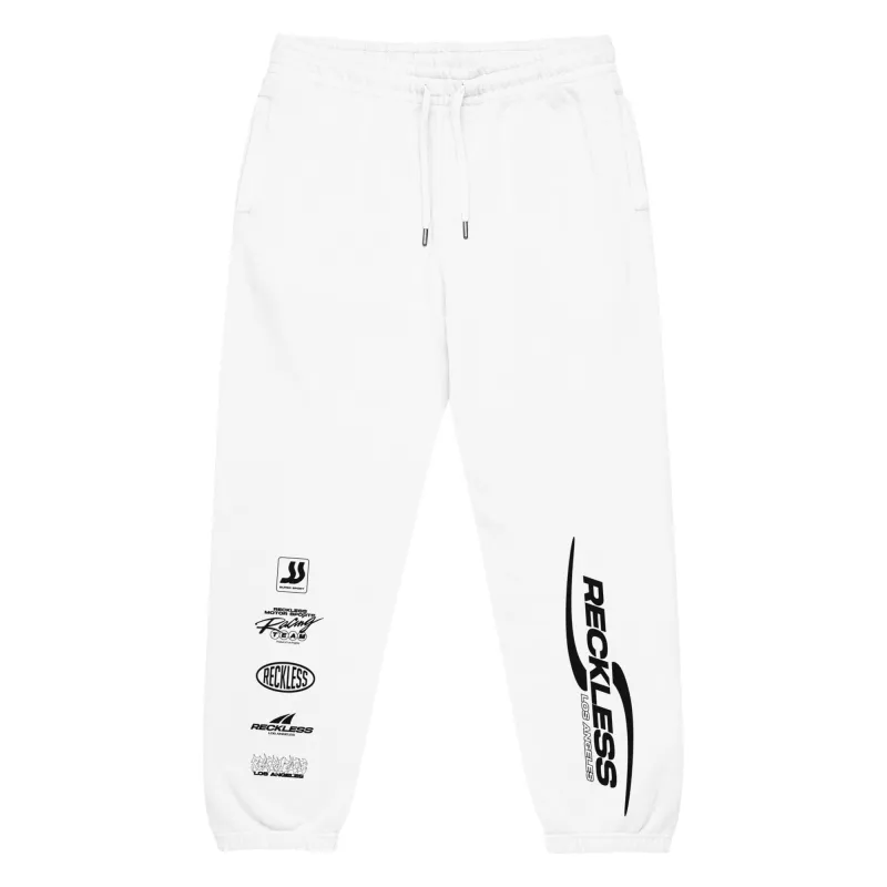 Reckless Essential Sweatpants - White sold by Young & Reckless