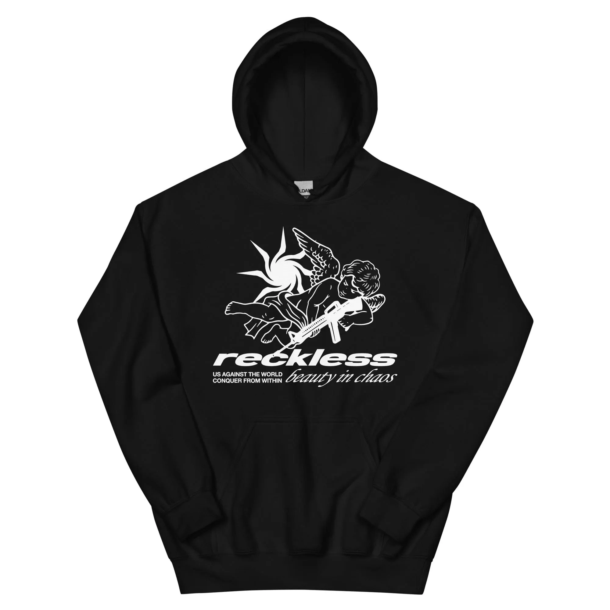 Beauty in Chaos Hoodie - Black sold by Young & Reckless