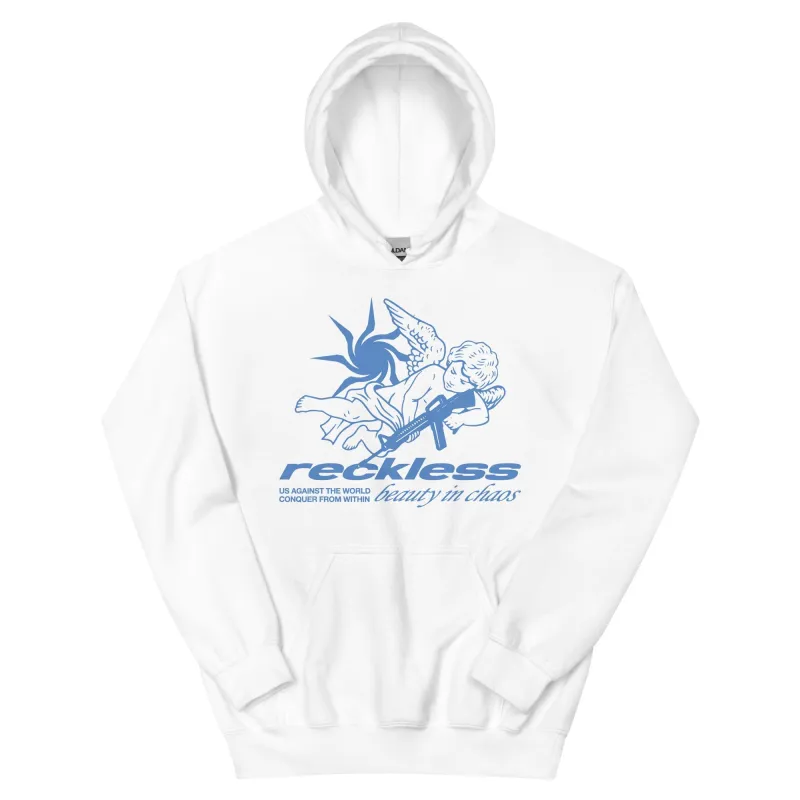 Beauty in Chaos Hoodie - White sold by Young & Reckless