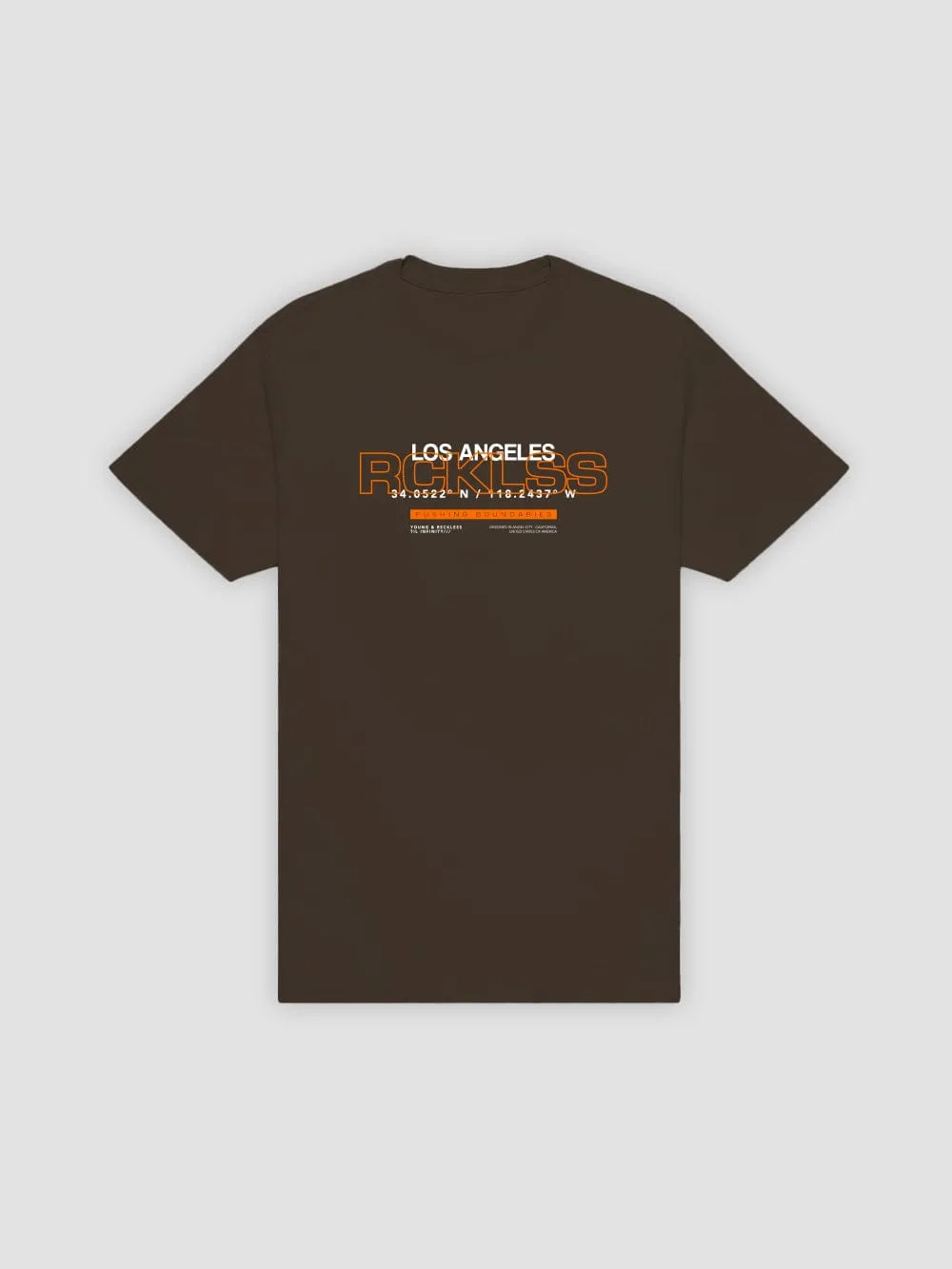 Breach Tee - Dark Chocolate sold by Young & Reckless