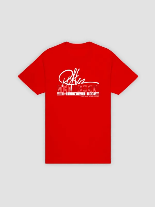 Championship Tee - Red sold by Young & Reckless