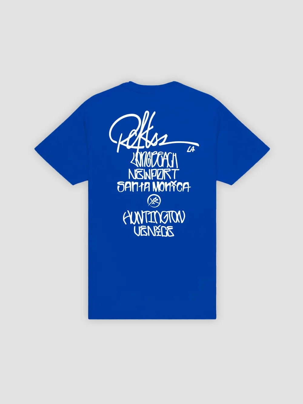 Locations Tee - Royal Blue sold by Young & Reckless