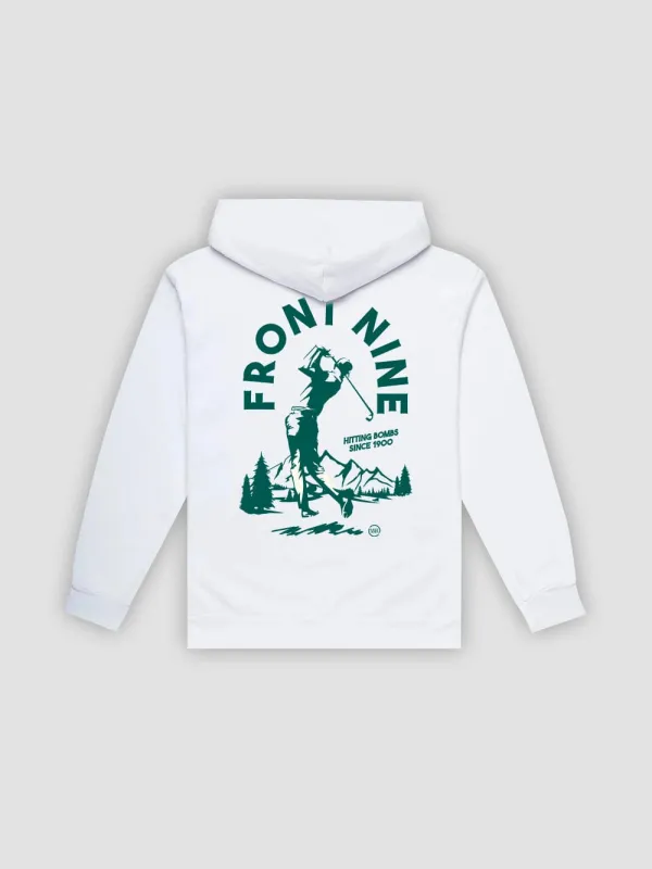 Fairway Hotel Hoodie - White sold by Young & Reckless