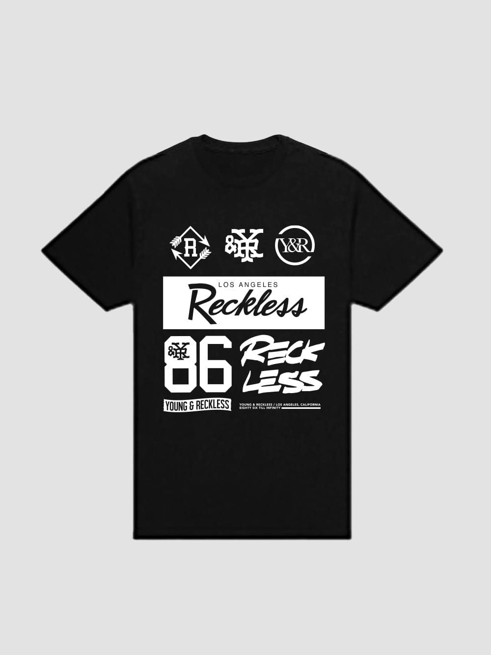 Associated Tee - Black sold by Young & Reckless