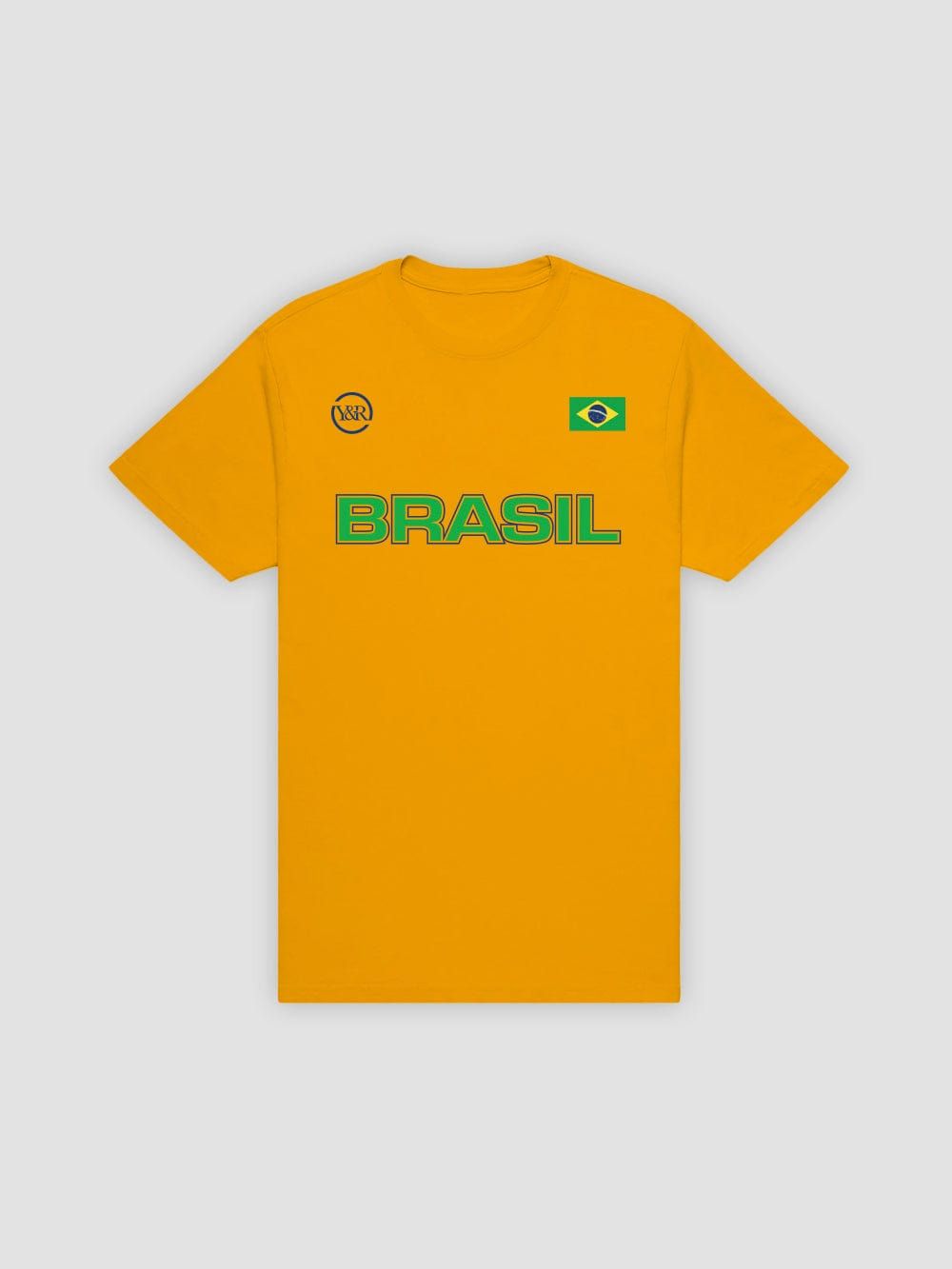 Team Brasil Tee - Gold sold by Young & Reckless