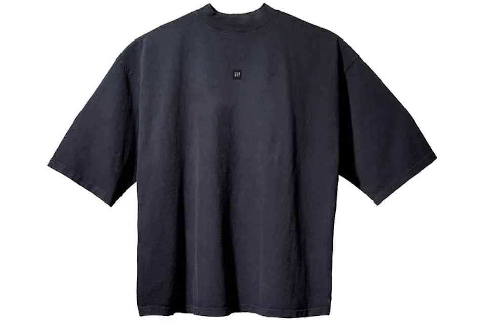 Yeezy Gap Engineered by Balenciaga Logo 3/4 Sleeve Tee - Black sold by Young & Reckless product image thumbnail 2